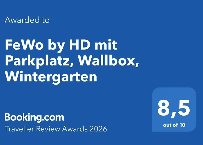 By Hd Mit Parkplatz, Wallbox, Wintergarten Aparthotel